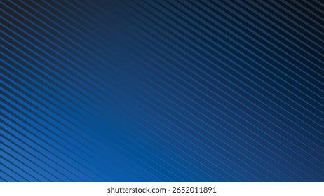 Fundo azul escuro com padrão de linha listrada para projetos de design modernos, elegantes e profissionais