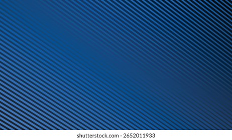 Fondo azul oscuro con patrón de línea rayada para proyectos de diseño modernos, elegantes y de Profesional