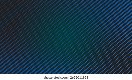 Fondo azul oscuro con patrón de línea rayada para proyectos de diseño modernos, elegantes y de Profesional