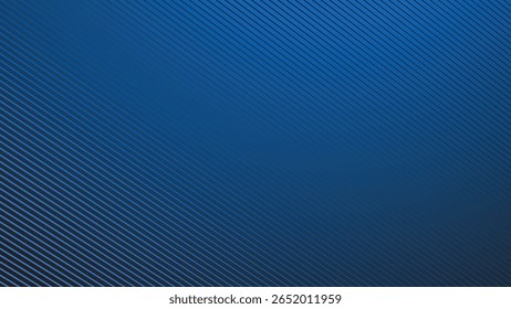 Fondo azul oscuro con patrón de línea rayada para proyectos de diseño modernos, elegantes y de Profesional