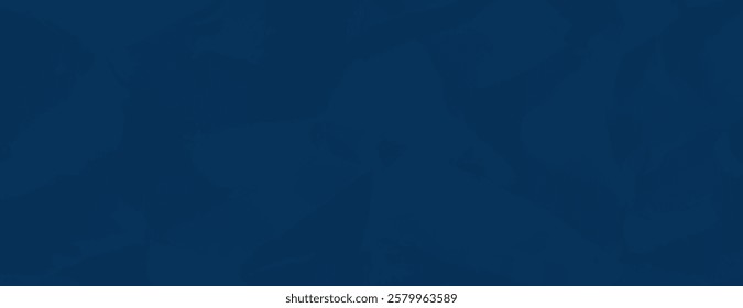 Dark blue background with a textured, abstract style. The background features a deep blue color with a subtle, crumpled texture. Minimal subtle texture vector background 