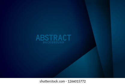 Dark blue background vector overlap layer