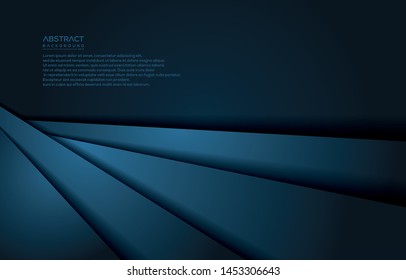 dark blue background vector overlap layer for your business design background