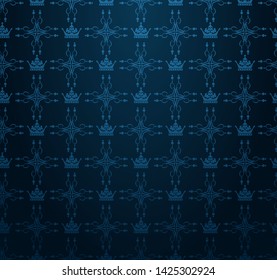 Dark blue background wallpaper for your design, vector image