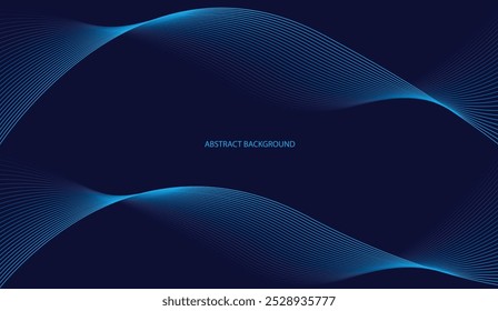 Dark blue background with a wavy lines