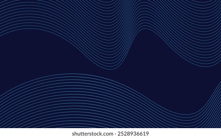 Fondo azul oscuro con líneas onduladas