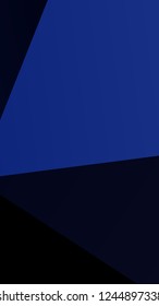 Dark blue banner with a combination of geometric shapes. Rectangular, vertical. Also can use as cover, simple background, phone Wallpaper. Vector illustration