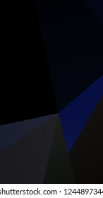 Dark blue banner with a combination of geometric shapes. Rectangular, vertical. Also can use as cover, simple background, phone Wallpaper. Vector illustration