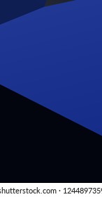 Dark blue banner with a combination of geometric shapes. Rectangular, vertical. Also can use as cover, simple background, phone Wallpaper. Vector illustration