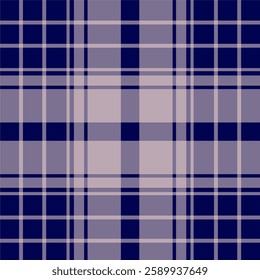 Dark blue and beige plaid. Tartan pattern Classic plaid design, perfect for textile, fashion, and graphic projects.