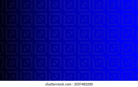 Dark blue black abstract square texture stylel. Modern abstract vector illustration. Template can be used as background