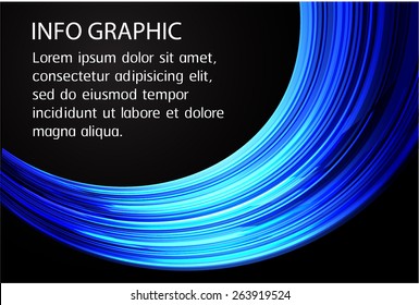 Dark blue black color Light Abstract Technology background for computer graphic website internet and business. text box. Brochure. card. wave. banner. label. curve