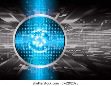 Dark blue black Light Abstract Technology background for computer graphic website internet and business. circuit. vector illustration. infographics. motion move blur.neon. pixel. eye scan virus