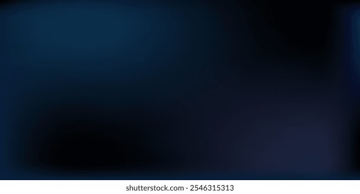 Dark blue and black liquid gradient smooth vector background design