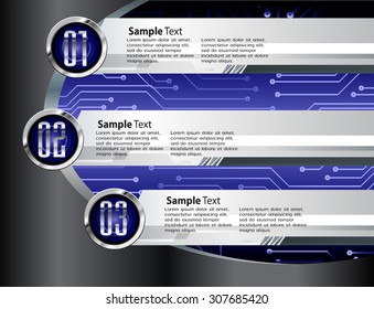 dark blue black silver Web Design Website Elements Template for graphic internet. text box. label. info graphics. metal. card. pixel. Metals, alloys, steel, aluminum. button. infographics