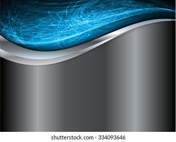 dark blue black silver Web Design Website Elements Template for graphic internet. 