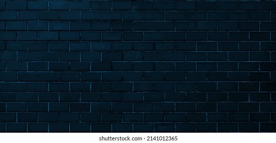 dark blue brick wall textured background.