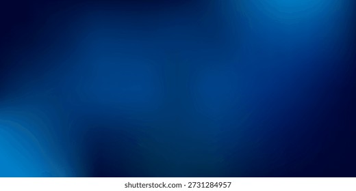 Gradiente azul escuro e azul brilhante com mistura suave, criando um plano de fundo abstrato moderno e elegante.