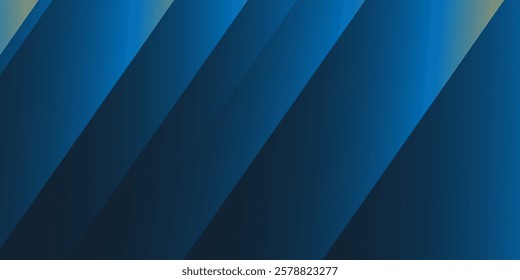 Dark Blue and Brown Abstract Glowing Gradient Texture - Slanted Lines Pattern with Lights, 3D Effect - Wide Scale Background Creative Design Template - Illustration in Freely Editable Vector Format