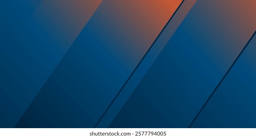 Dark Blue, Brown and Red Abstract Lit Blurry Gradient Surface, Texture - Slanted Lines Pattern with Low Lights - Wide Scale Background Creative Design Template - Illustration in Freely Editable Vector