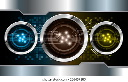 dark blue brown yellow silver color Light Abstract Technology background for computer graphic website internet and business. circuit. vector illustration. info graphics. wave. beam. ray. Spark