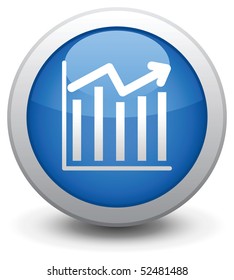 The dark blue button for a site web. A vector illustration, it is easy to edit and change.