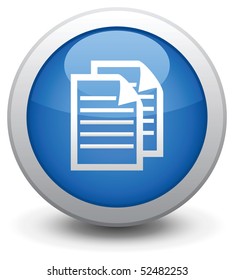 The dark blue button for a site web. A vector illustration, it is easy to edit and change.