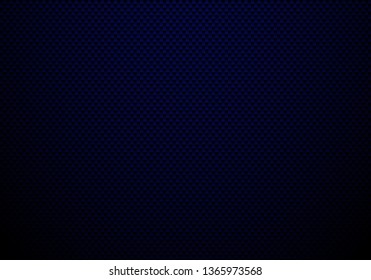 Dark blue carbon fiber background and texture with lighting. Material wallpaper for car tuning or service. Vector illustration