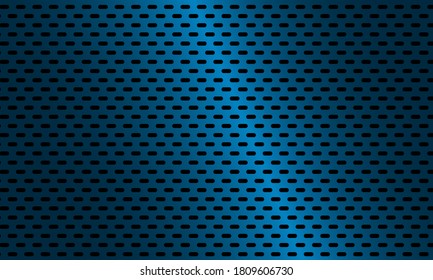 Dark blue carbon fiber texture. Black ellipse textured background. Dark blue metal steel background. Geometric oval texture pattern. Industrial design background.