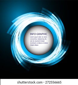 Dark blue circle Light Abstract Technology background for computer graphic website internet business. text box. wave. brochure flyer magazine cover. Card Design Template. banner label.