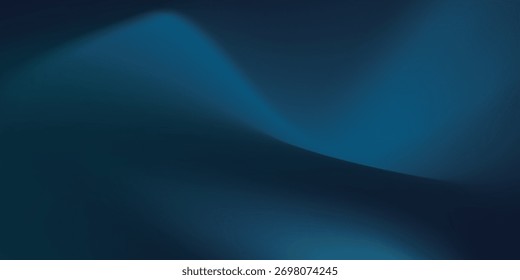 Dark blue clean gradient corporate background. Blue sky color set. Abstract soft vibrant gradient background. Blurred Color Wave. Blue mesh gradient backdrop.