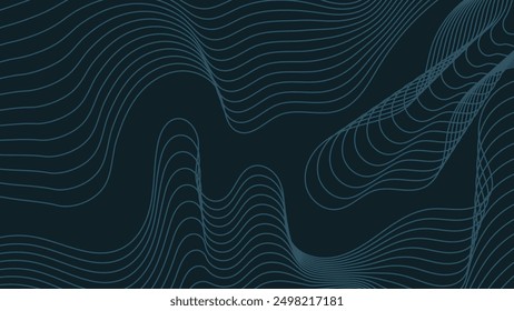 Dark Blue color abstract background. Modern design template for web cover