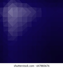 dark blue color geometric background. polygonal style consist of triangle. vector illustration