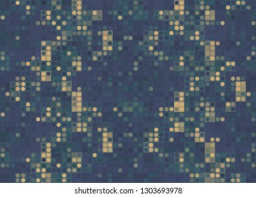 Dark blue color Light Abstract pixels Technology background for computer graphic website internet. circuit board. text box, star