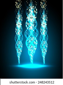 Dark blue color Light Abstract Technology background for computer graphic website internet. 