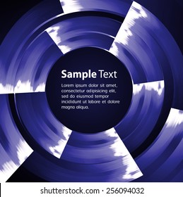 Dark blue color Light Abstract Technology background for computer graphic website internet and business. circuit. black background. text box. label. card.
