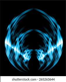dark blue color Light Abstract Technology background for computer graphic website internet and business.