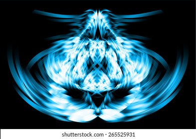 dark blue color Light Abstract Technology background for computer graphic website internet and business. black background.