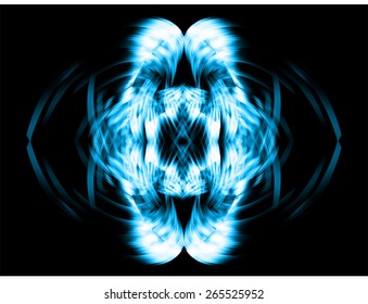 dark blue color Light Abstract Technology background for computer graphic website internet and business. black background.