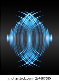 dark blue color Light Abstract Technology background for computer graphic website internet and business. black background. Seamless wallpaper pattern. wave