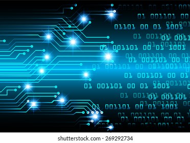 dark blue color Light Abstract Technology background for computer graphic website internet and business. circuit. vector illustration.