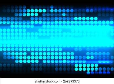 dark blue color Light Abstract Technology background for computer graphic website internet and business. circuit. vector illustration. wave. Pixel, mosaic, table.