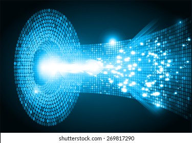 dark blue color Light Abstract Technology background for computer graphic website internet and business. circuit. vector illustration. wave. Mosaic, table. pixel.