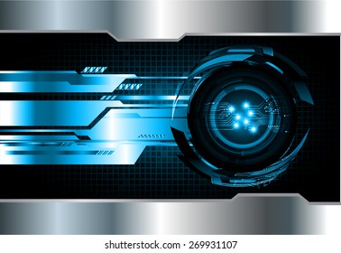 dark blue color Light Abstract Technology background for computer graphic website internet and business. circuit. vector illustration. silver
