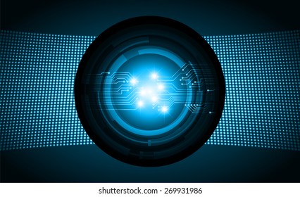 dark blue color Light Abstract Technology background for computer graphic website internet and business. circuit. vector illustration. 