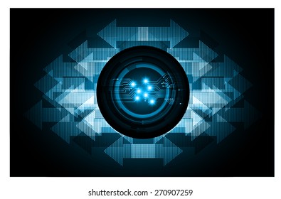 dark blue color Light Abstract Technology background for computer graphic website internet and business. circuit. vector illustration. 