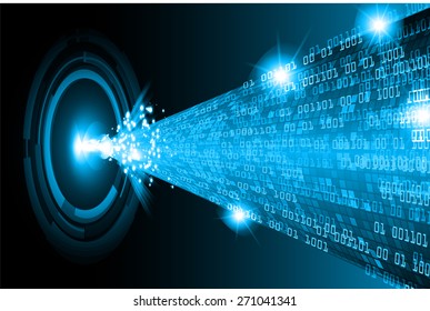 dark blue color Light Abstract Technology background for computer graphic website internet and business. circuit. vector illustration.