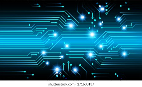 dark blue color Light Abstract Technology background for computer graphic website internet and business. circuit. vector illustration. 