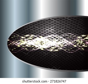 dark blue color Light Abstract Technology background for computer graphic website internet and business. circuit. vector illustration. wave. Silver, metal, steel. text box. Brochure. card.