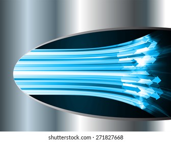 dark blue color Light Abstract Technology background for computer graphic website internet and business. circuit. vector illustration. eye. eyeball. Silver, metal, steel. text box. card arrow